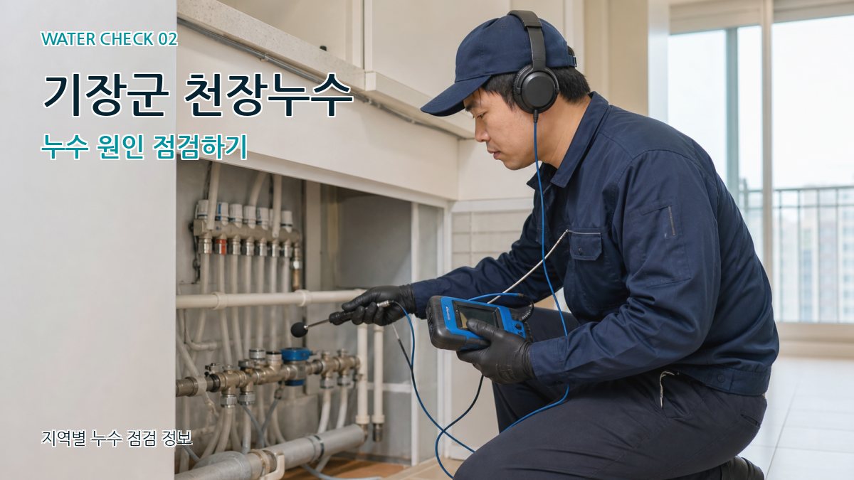 기장군 화장실누수 누수탐지 이미지