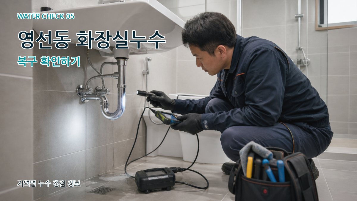 영선동 누수공사 누수탐지 이미지