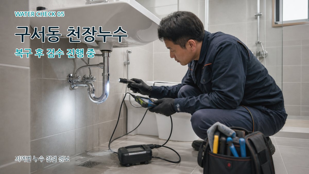 구서동 누수공사 누수탐지 이미지