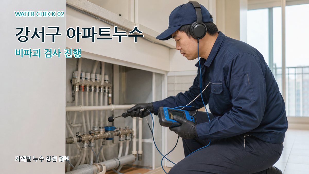 강서구 화장실누수 누수탐지 이미지