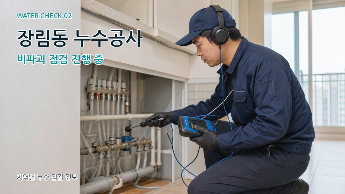 장림동 화장실누수 누수탐지 이미지
