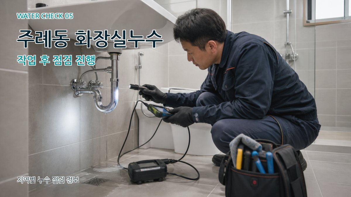 주례동 누수공사 누수탐지 이미지