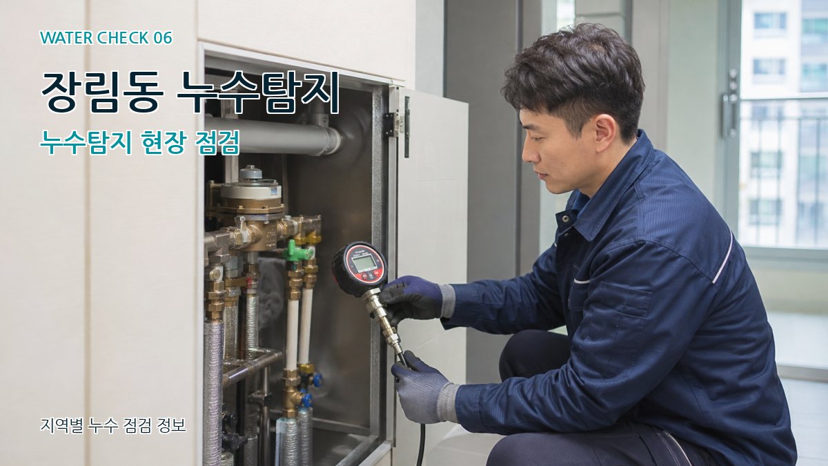 장림동 누수탐지 누수탐지 현장 점검