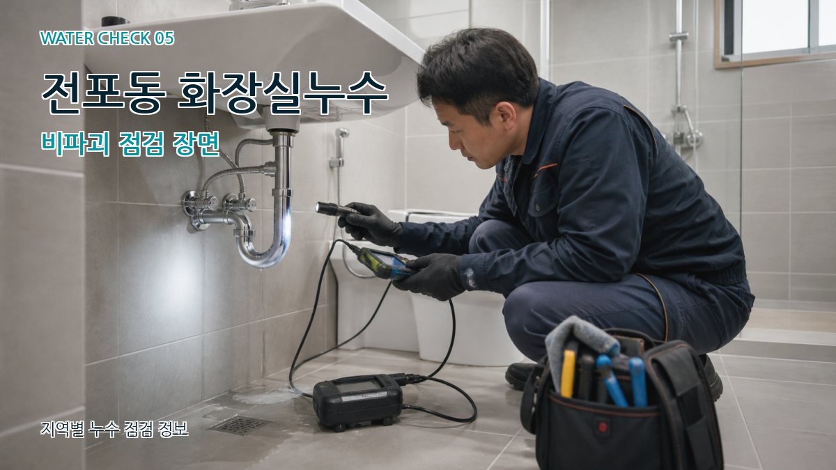 전포동 누수공사 누수탐지 이미지