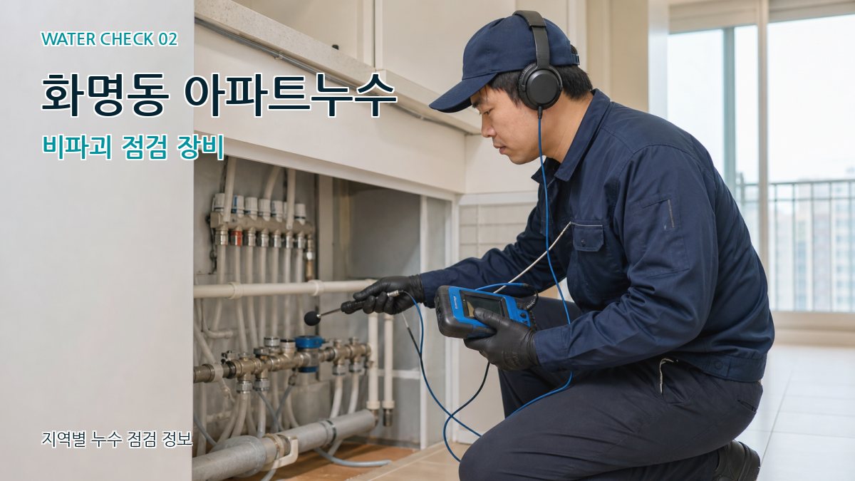화명동 화장실누수 누수탐지 이미지