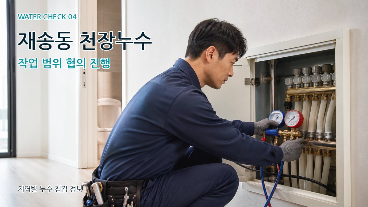 재송동 누수탐지 누수탐지 이미지
