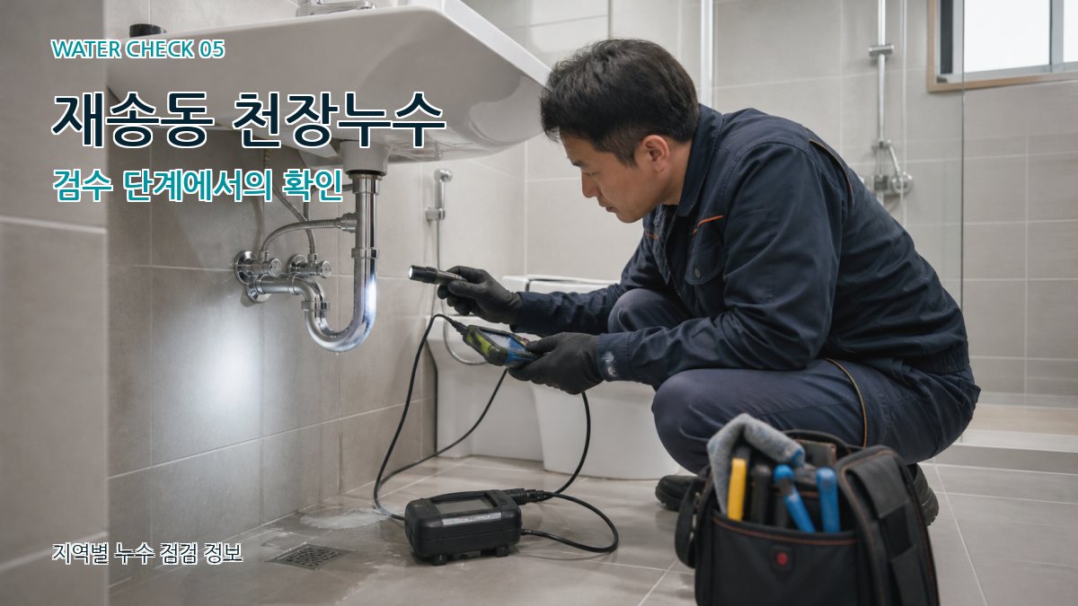 재송동 누수공사 누수탐지 이미지