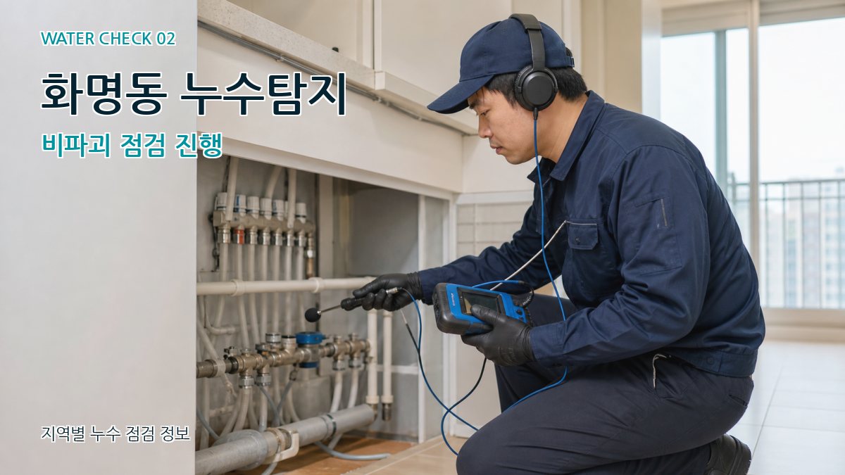 화명동 화장실누수 누수탐지 이미지