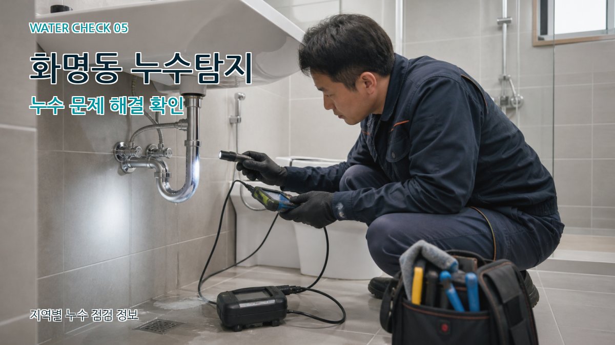 화명동 누수공사 누수탐지 이미지