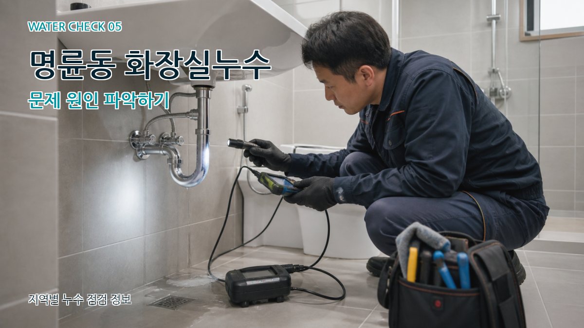 명륜동 누수공사 누수탐지 이미지