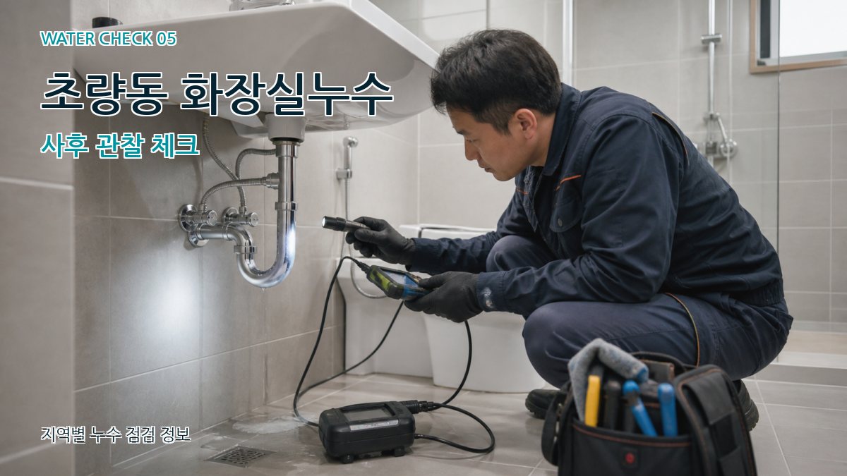 초량동 누수공사 누수탐지 이미지