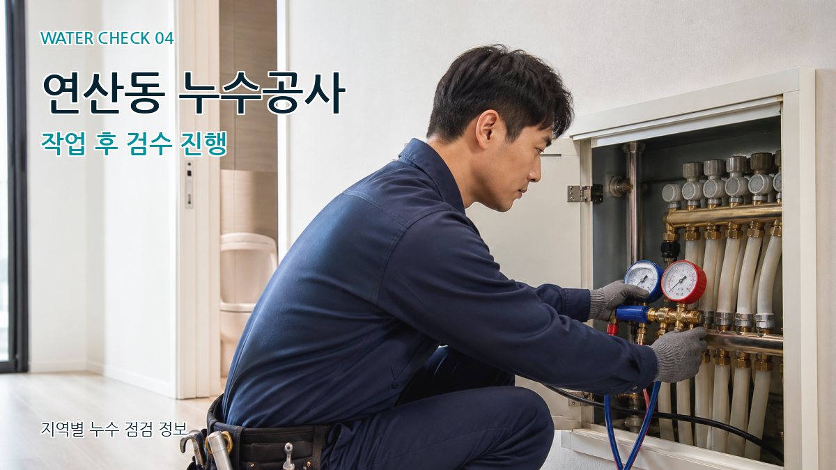 연산동 누수탐지 누수탐지 이미지