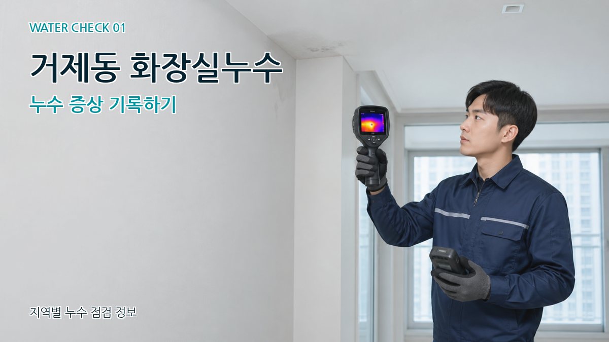 거제동 아파트누수 누수탐지 이미지