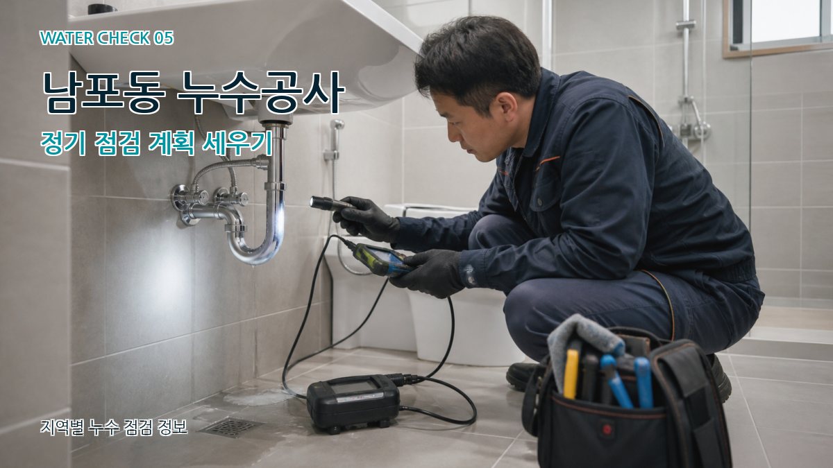 남포동 누수공사 누수탐지 이미지