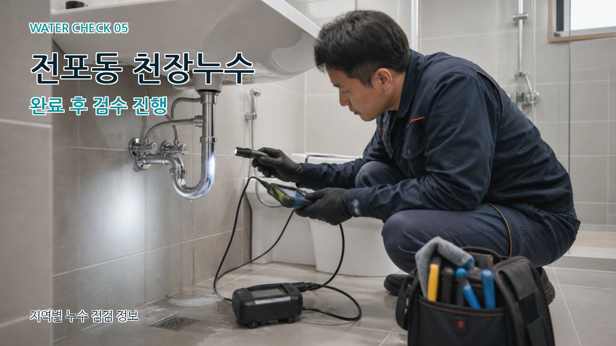 전포동 누수공사 누수탐지 이미지