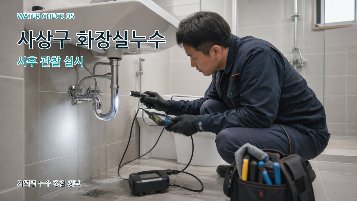 사상구 누수공사 누수탐지 이미지