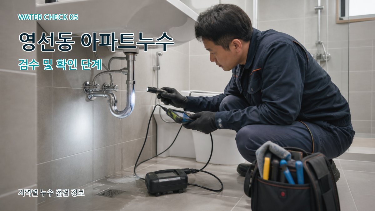 영선동 누수공사 누수탐지 이미지