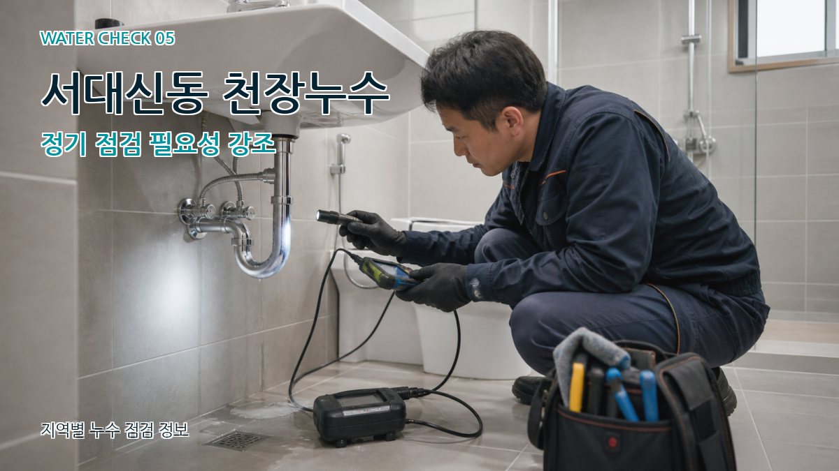 서대신동 누수공사 누수탐지 이미지
