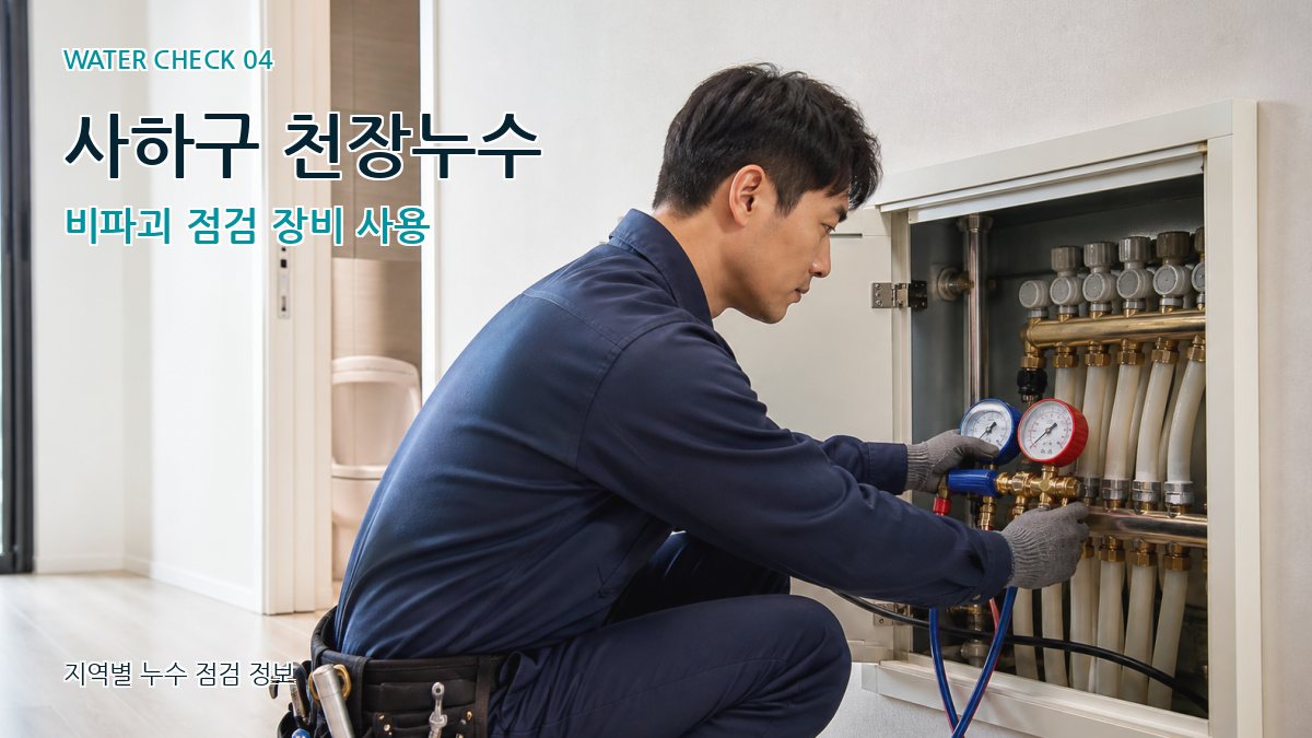 사하구 누수탐지 누수탐지 이미지