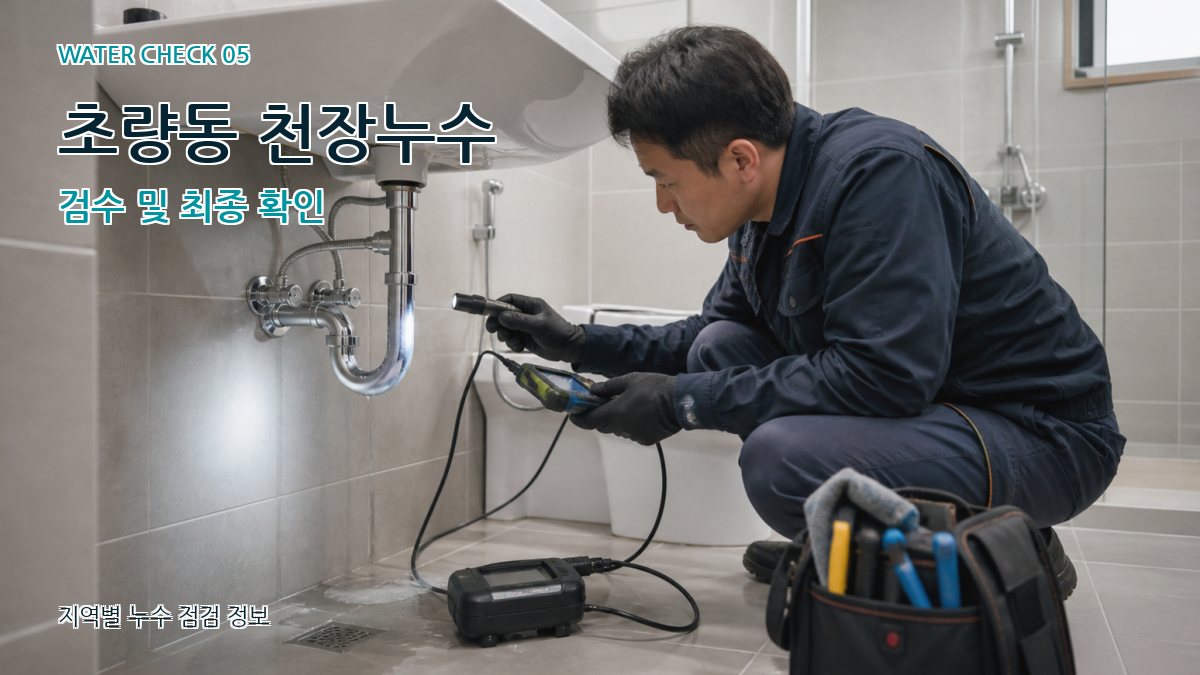 초량동 누수공사 누수탐지 이미지