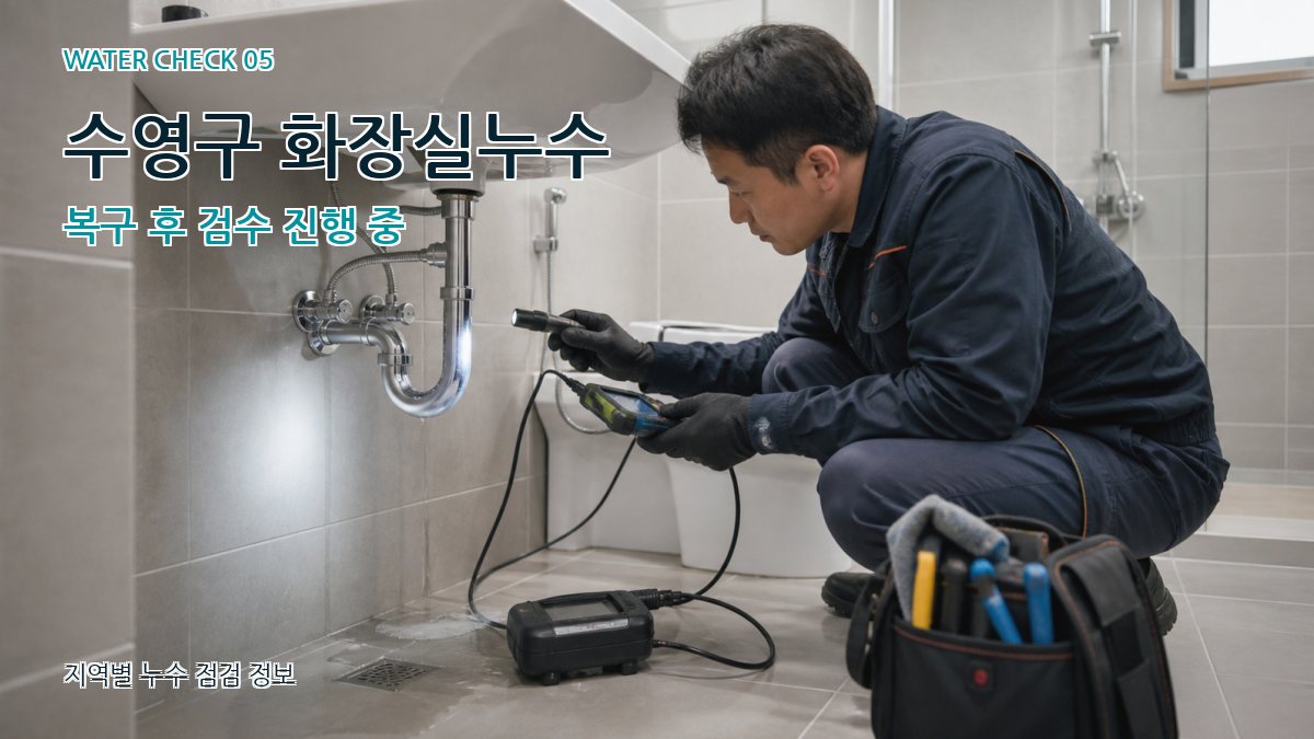 수영구 누수공사 누수탐지 이미지