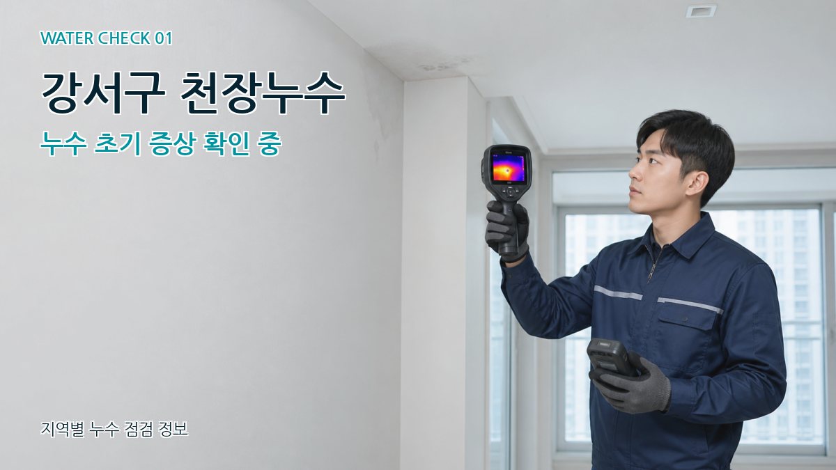 강서구 아파트누수 누수탐지 이미지