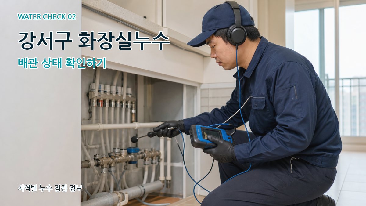 강서구 화장실누수 누수탐지 이미지