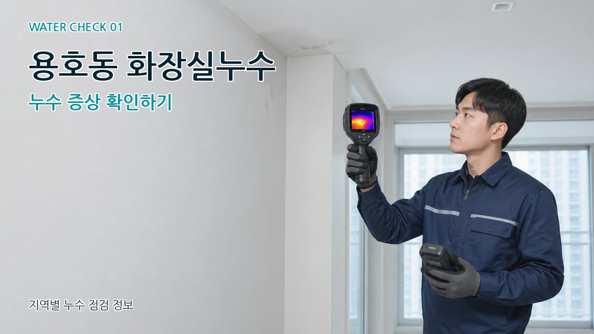 용호동 아파트누수 누수탐지 이미지