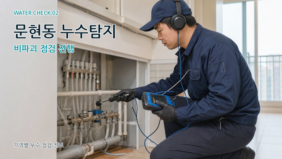 문현동 화장실누수 누수탐지 이미지