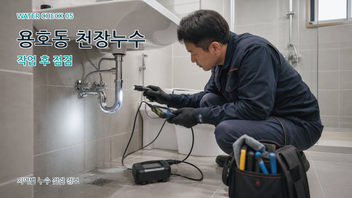 용호동 누수공사 누수탐지 이미지