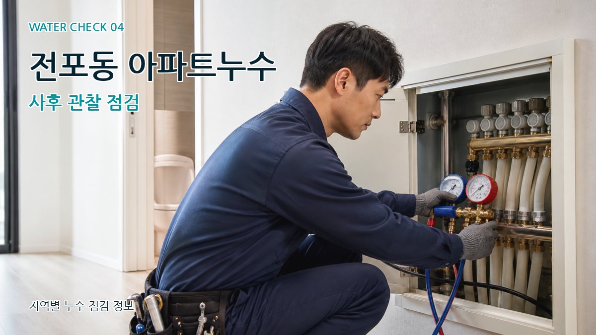 전포동 누수탐지 누수탐지 이미지