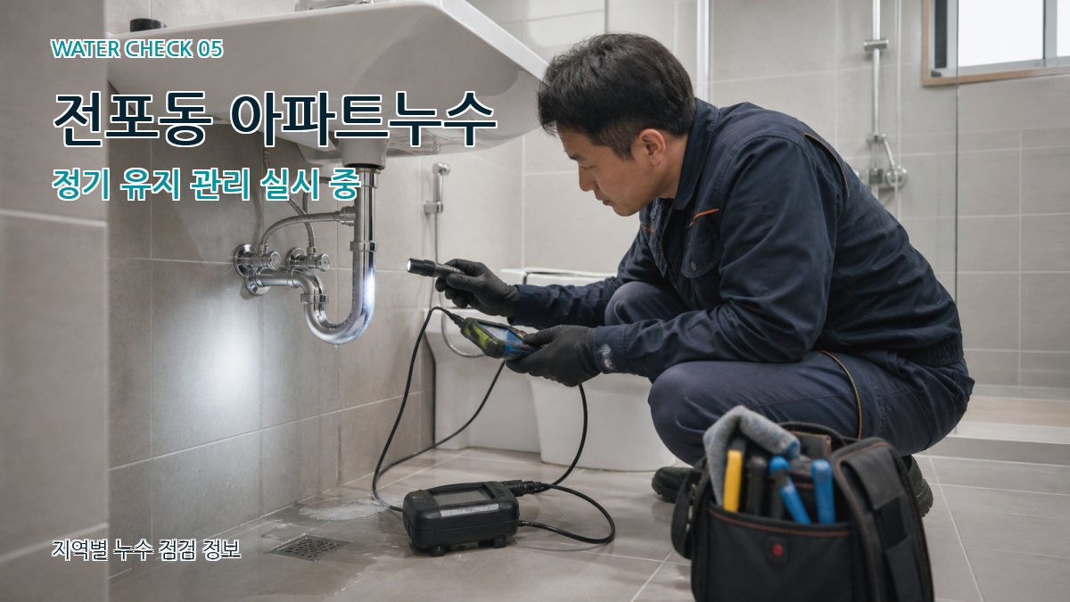 전포동 누수공사 누수탐지 이미지