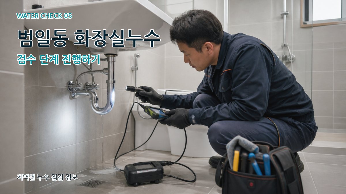 범일동 누수공사 누수탐지 이미지
