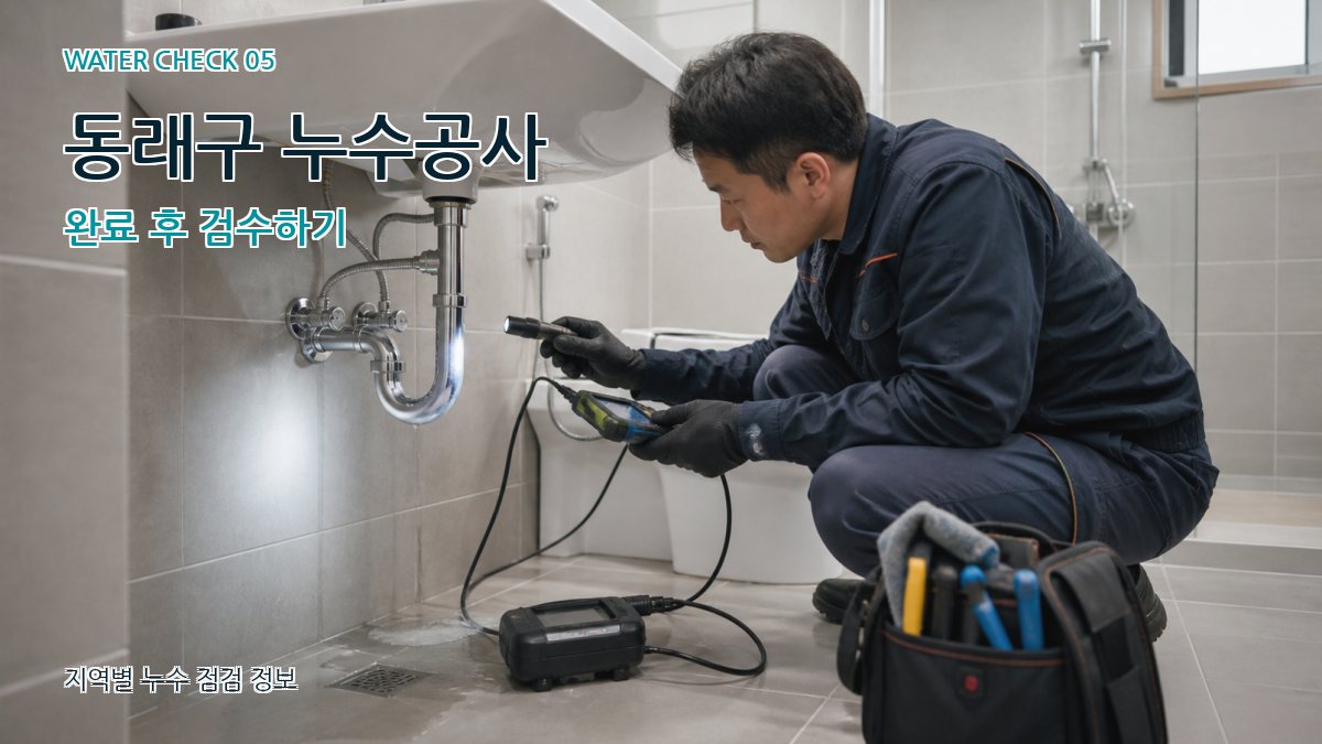 동래구 누수공사 누수탐지 이미지