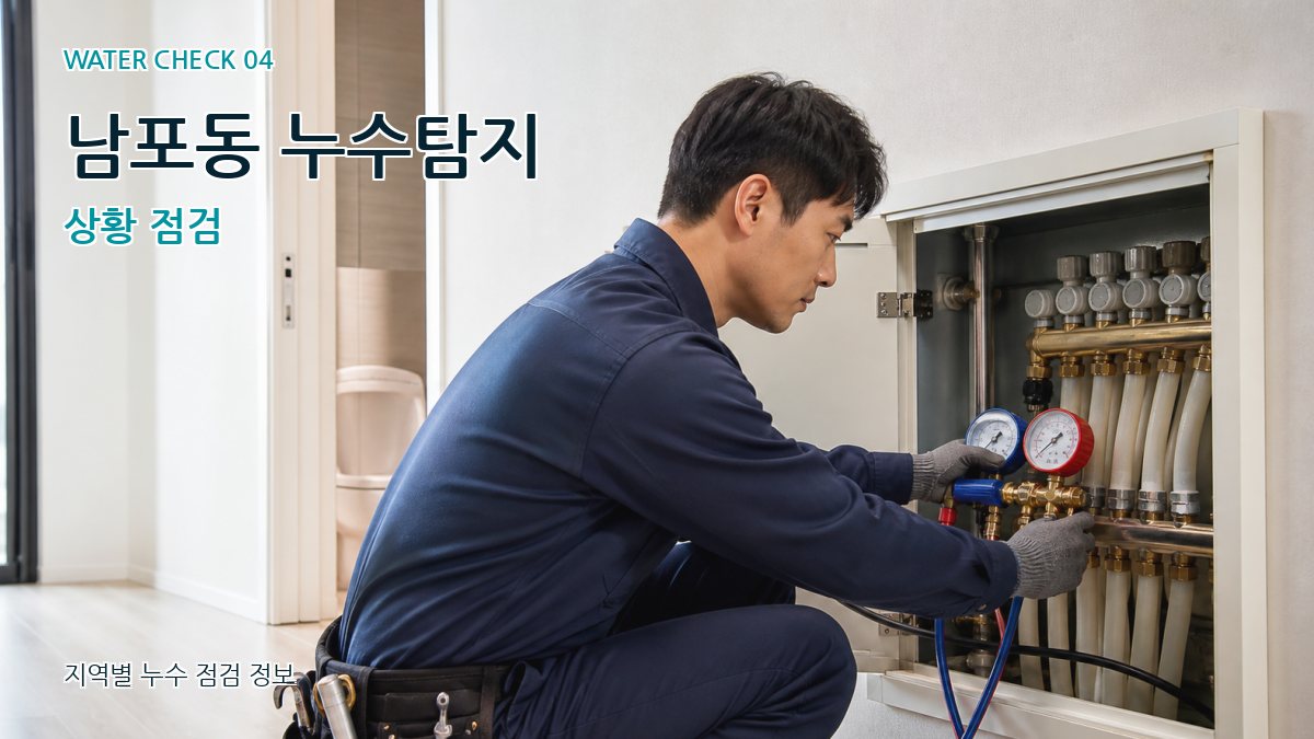 남포동 누수탐지 누수탐지 이미지