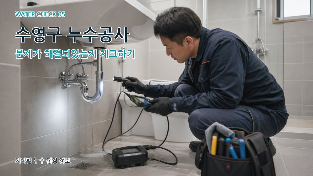수영구 누수공사 누수탐지 이미지