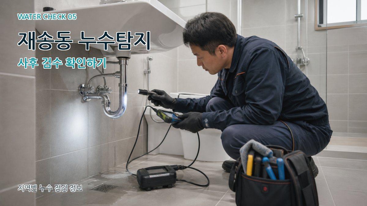 재송동 누수공사 누수탐지 이미지