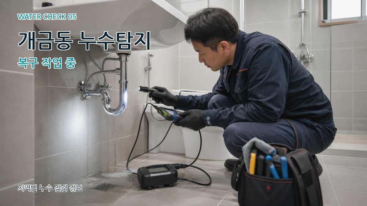 개금동 누수공사 누수탐지 이미지
