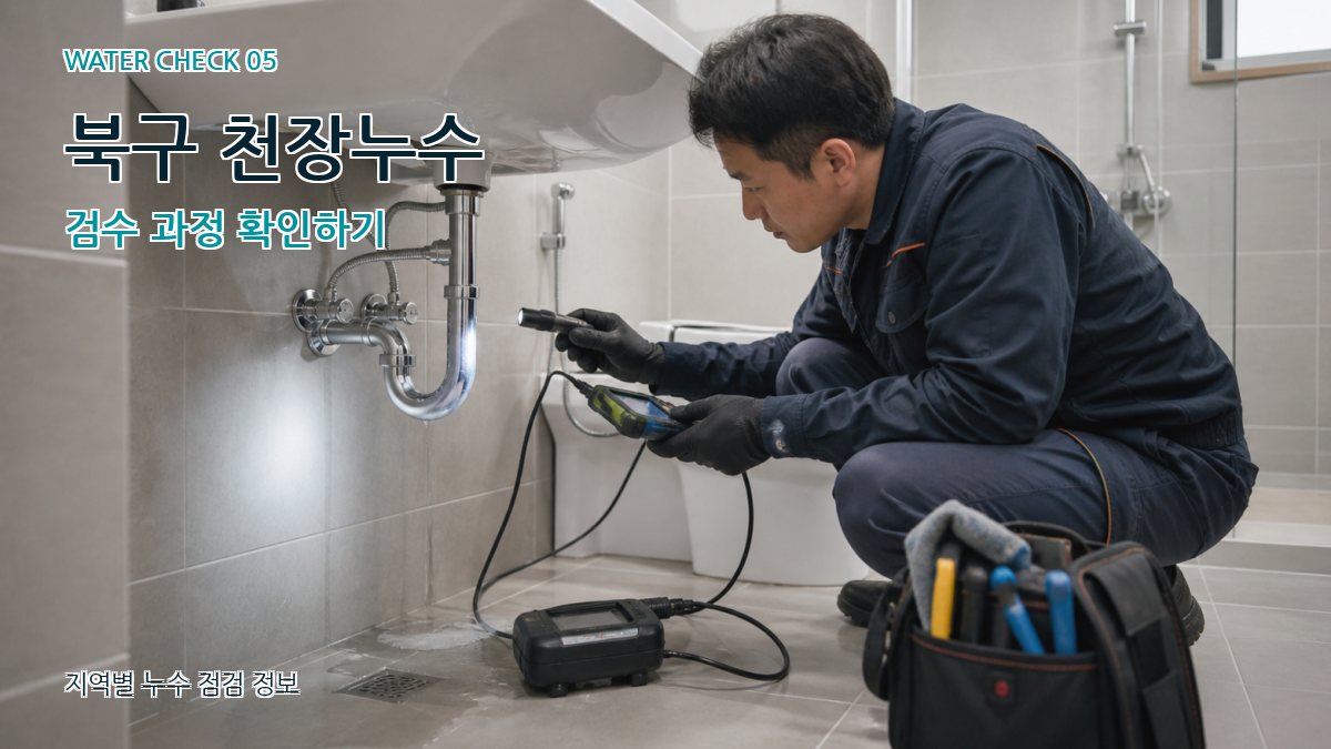 북구 누수공사 누수탐지 이미지