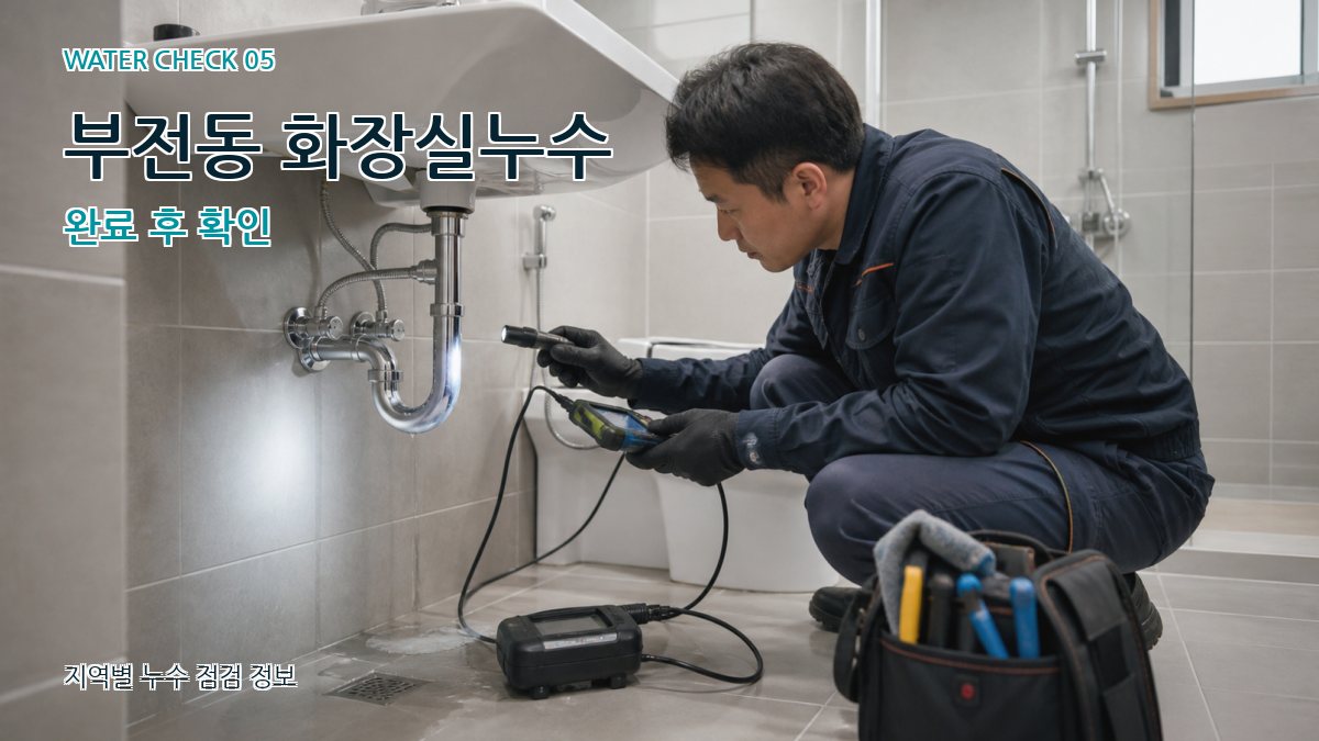 부전동 누수공사 누수탐지 이미지