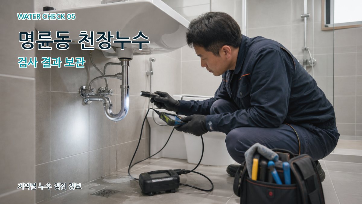 명륜동 누수공사 누수탐지 이미지