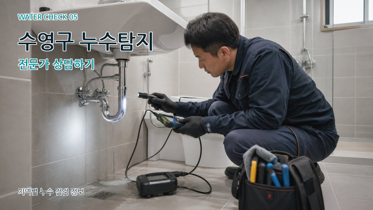 수영구 누수공사 누수탐지 이미지