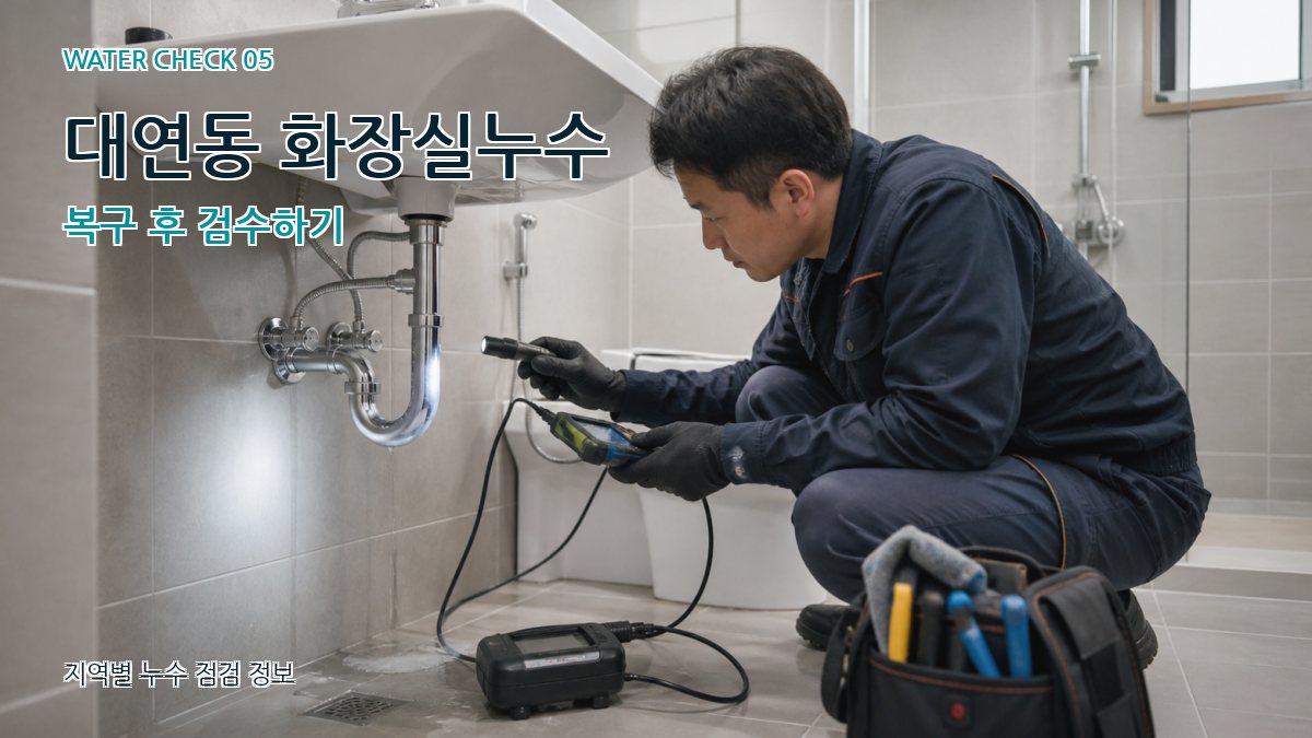 대연동 누수공사 누수탐지 이미지