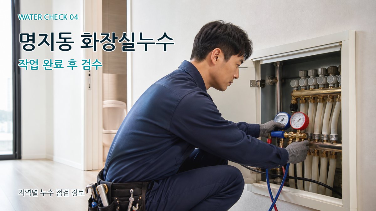 명지동 누수탐지 누수탐지 이미지
