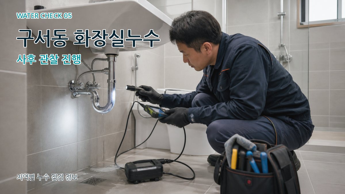 구서동 누수공사 누수탐지 이미지