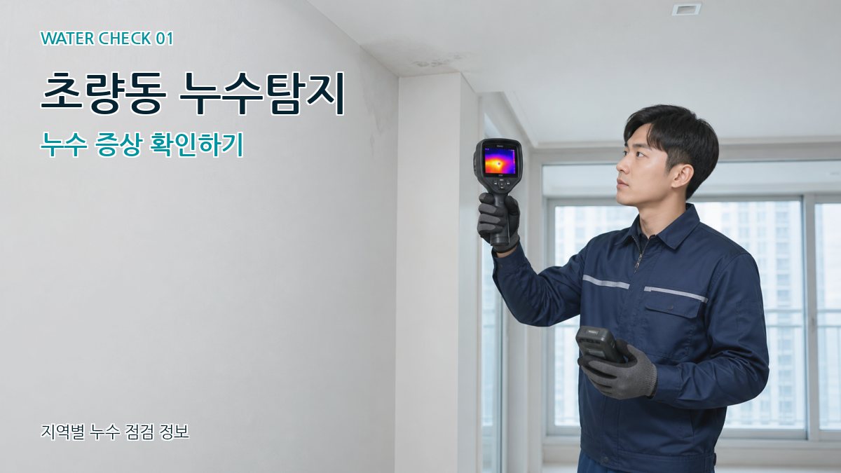 초량동 아파트누수 누수탐지 이미지