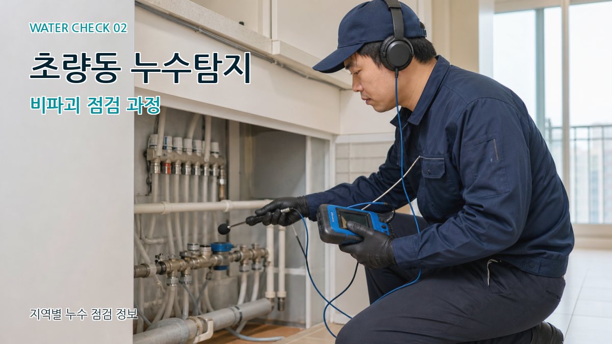 초량동 화장실누수 누수탐지 이미지