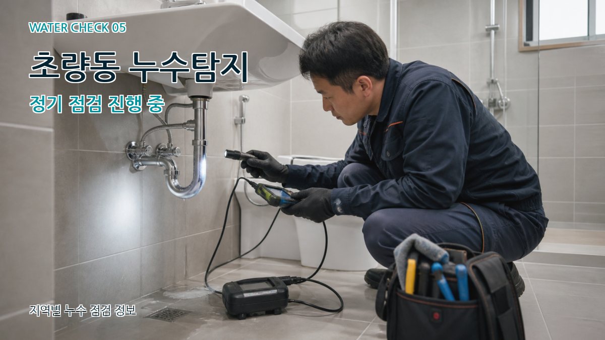 초량동 누수공사 누수탐지 이미지