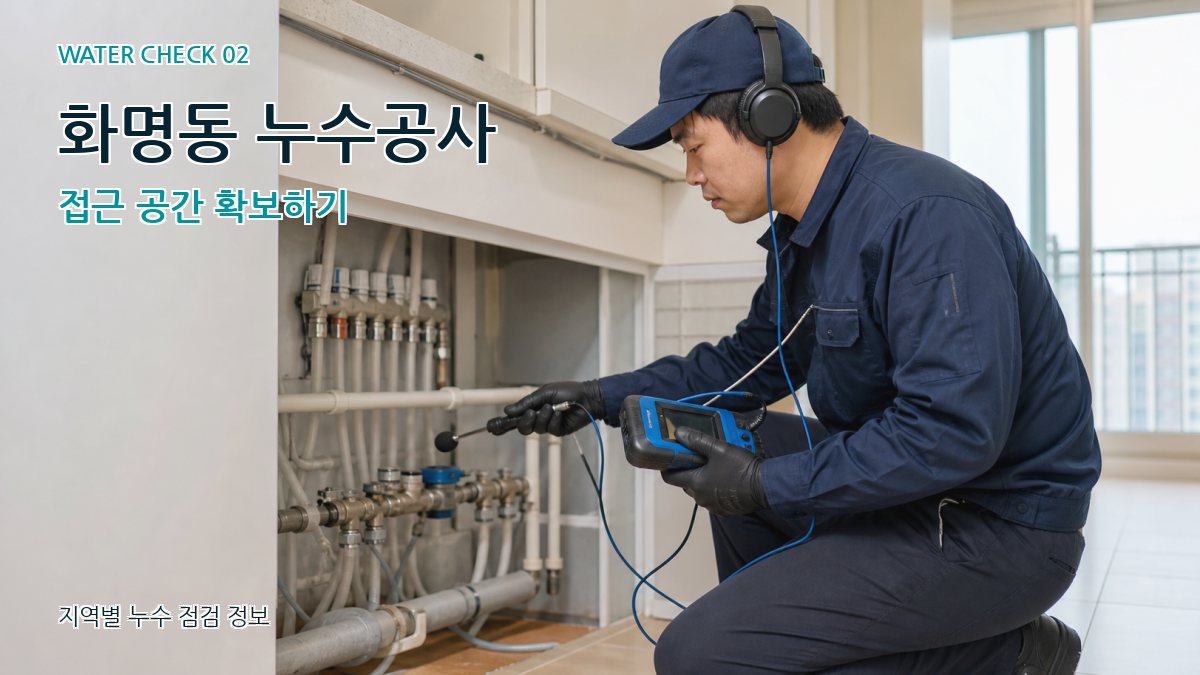 화명동 화장실누수 누수탐지 이미지