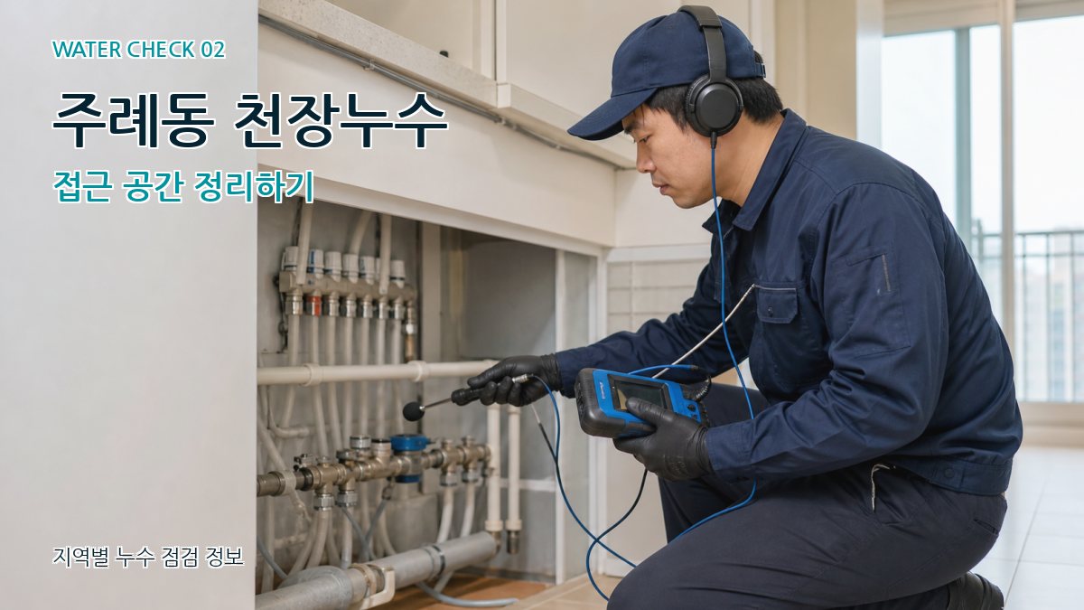 주례동 화장실누수 누수탐지 이미지